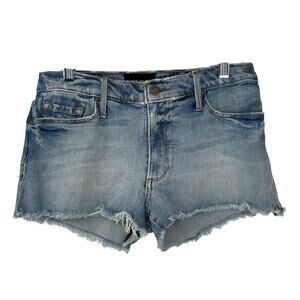 New Black Orchid Medium Wash Vintage Rehab Cut-Off Denim Shorts 25